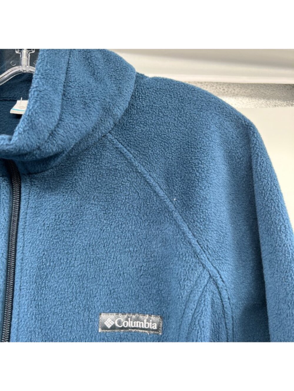 Columbia Womens Fleece Jacket Zip Up Blue Size XXL Pockets - Picture 4 of 9